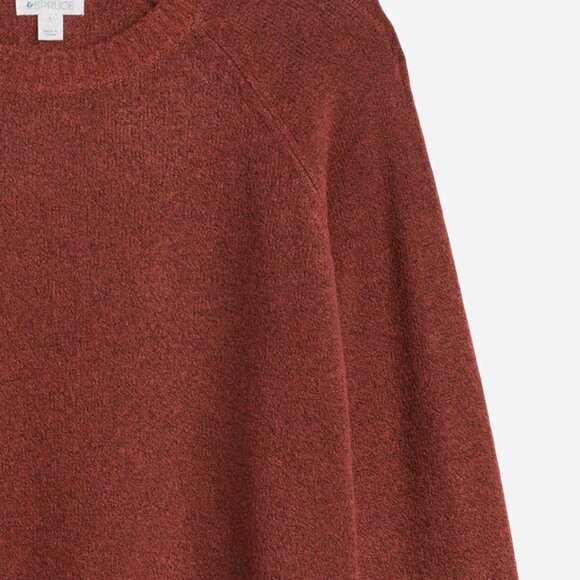 Stitch Fix Market and Spruce Classic Cozy Fall Rust Red Sweater - Picture 6 of 7